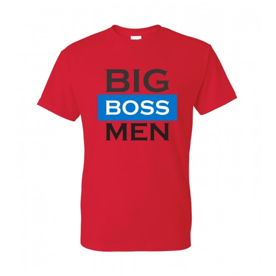 T-shirt Big Boss Men Rouge